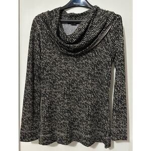 Karen Kane Knit Print Cowl Neck Size Medium